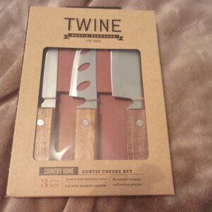 New Rustic Cheese Knife Set Superbowl Picnics Parties